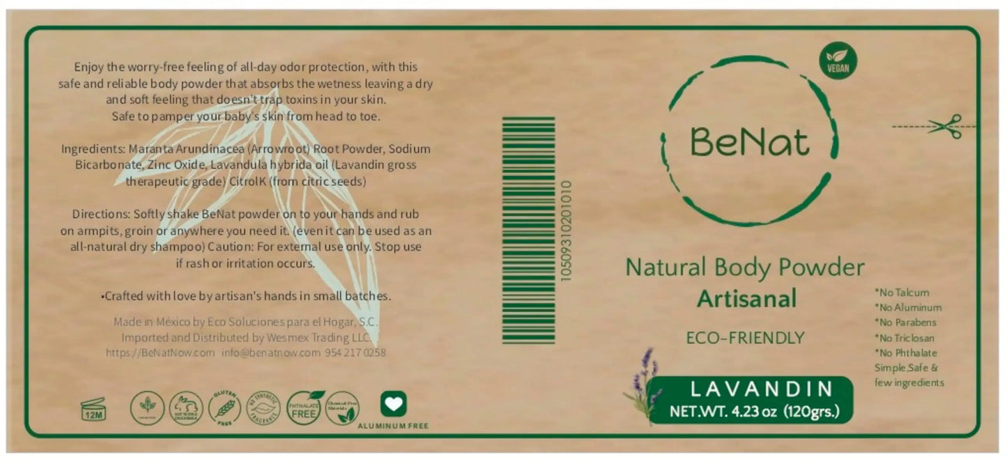 -Natural Body Powder